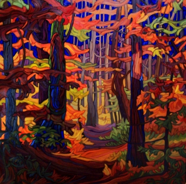 "Quiet Conversations"  30 x 30   oil on canvas   SOLD