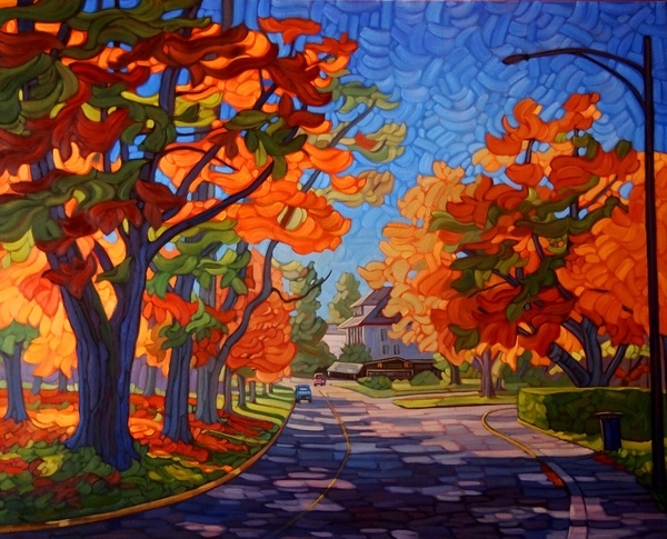 Did Someone Mention Ice Cream?  o/c   24x30  SOLD