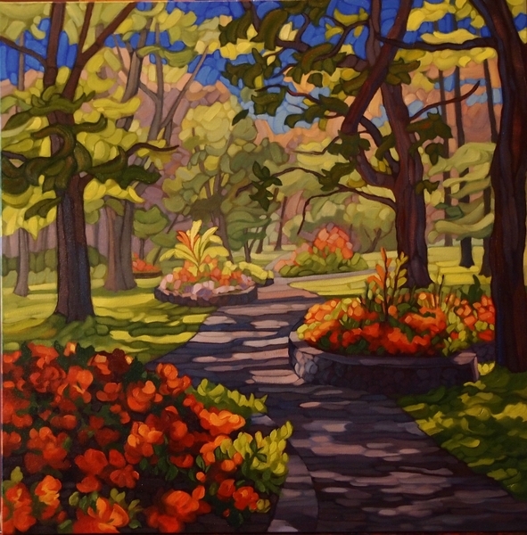 Like A Walk In The Park  20x20  o/c  SOLD