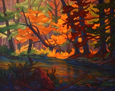 " October Light "  24x30 oil on canvas  SOLD