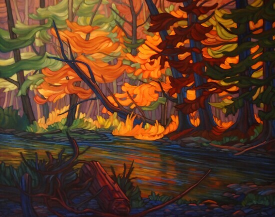 " October Light "  24x30 oil on canvas  SOLD