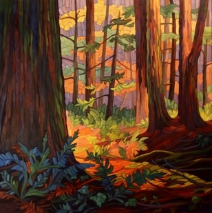 " The Congregation "  36x36  o/c  SOLD