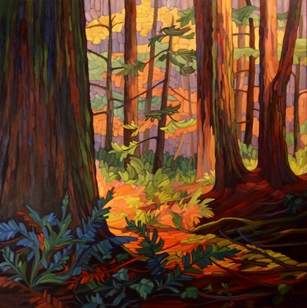 " The Congregation "  36x36  o/c  SOLD