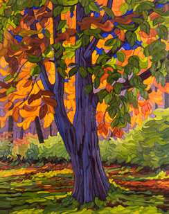The Tree of Life My Soul Hath Seen 30x24  o/c  sold at West End Gallery Victoria