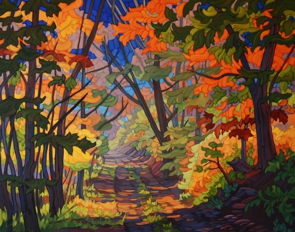 This Road Seems Familiar  22x28  o/c  SOLD